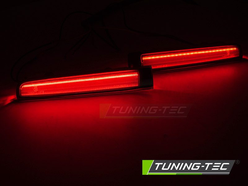 Remlicht - geschikt voor VW T5 2003-2015 / T6 2015-2019 dubbele deur - LED - smoke