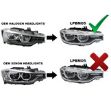 Koplampen geschikt voor BMW F30/F31 10/2011-05/2015 - LED halo - helder