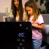 Glaspaneelverwarming - 2000W - zwart - eco