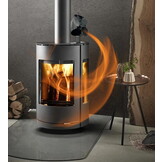 Houtkachelventilator - 4 bladen - Aangedreven door warmte