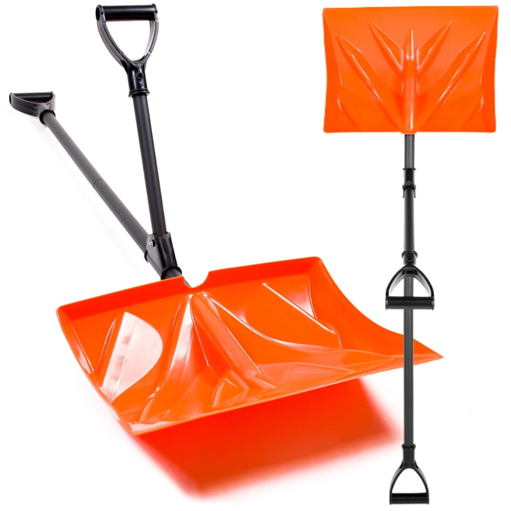 Opvouwbare sneeuwschep oranje