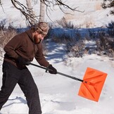 Opvouwbare sneeuwschep oranje