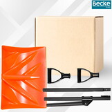 Opvouwbare sneeuwschep oranje