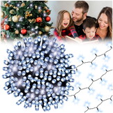 Led-kerstverlichting koud wit - 1000 LED's - 68 meter - flits 80/20