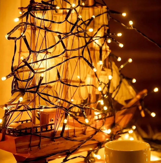 Kerstverlichting warm wit 1000 leds - 68m