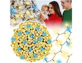 Led kerstverlichting warm en koud wit - 1000 LED's - 68 meter