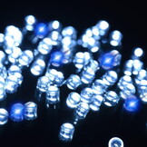 Led-kerstverlichting koud wit - 1000 LED's - 68 m - Blauwe flits