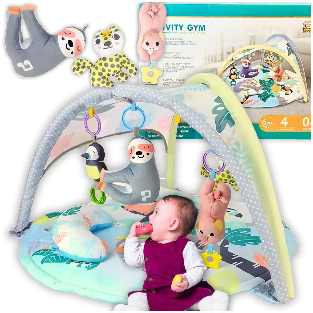 Speelkleed baby - Groot - Interactief - Luiaard - Educatief