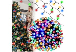 Kerstverlichting led veelkleurig 1000 lampjes - 68 m.