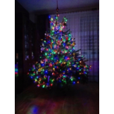 Kerstverlichting led veelkleurig 1000 lampjes - 68 m.