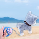 Interactieve knuffelhond - Husky - Aangelijnd