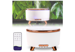 Aromadiffuser - luchtbevochtiger - wit - 17x10cm