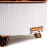 Aromadiffuser - luchtbevochtiger - wit - 17x10cm