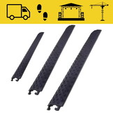 Kabelbrug - 100x13x1cm - 3 stuks - zwart - 2000 kg