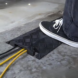 Kabelbrug - 100x13x1cm - 3 stuks - zwart - 2000 kg