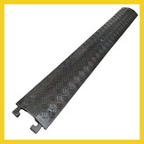 Kabelbrug - 100x13x1cm - 3 stuks - zwart - 2000 kg