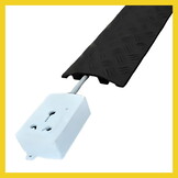 Kabelbrug - 100x13x1cm - 3 stuks - zwart - 2000 kg