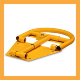 Parkeerbeugel 41 cm - Opvouwbaar - geel