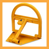 Parkeerbeugel 41 cm - Opvouwbaar - geel