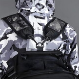 Motorrugzak - Gevoerd - oxford - Compact - zwart