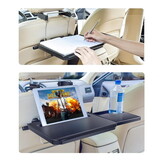 Autostoel bureau - Laptoptafel auto - zwart