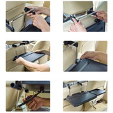 Autostoel bureau - Laptoptafel auto - zwart