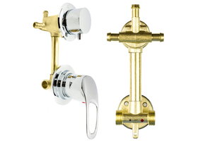 Inbouw douchekraan - 3 functies - Ventiel 105 mm