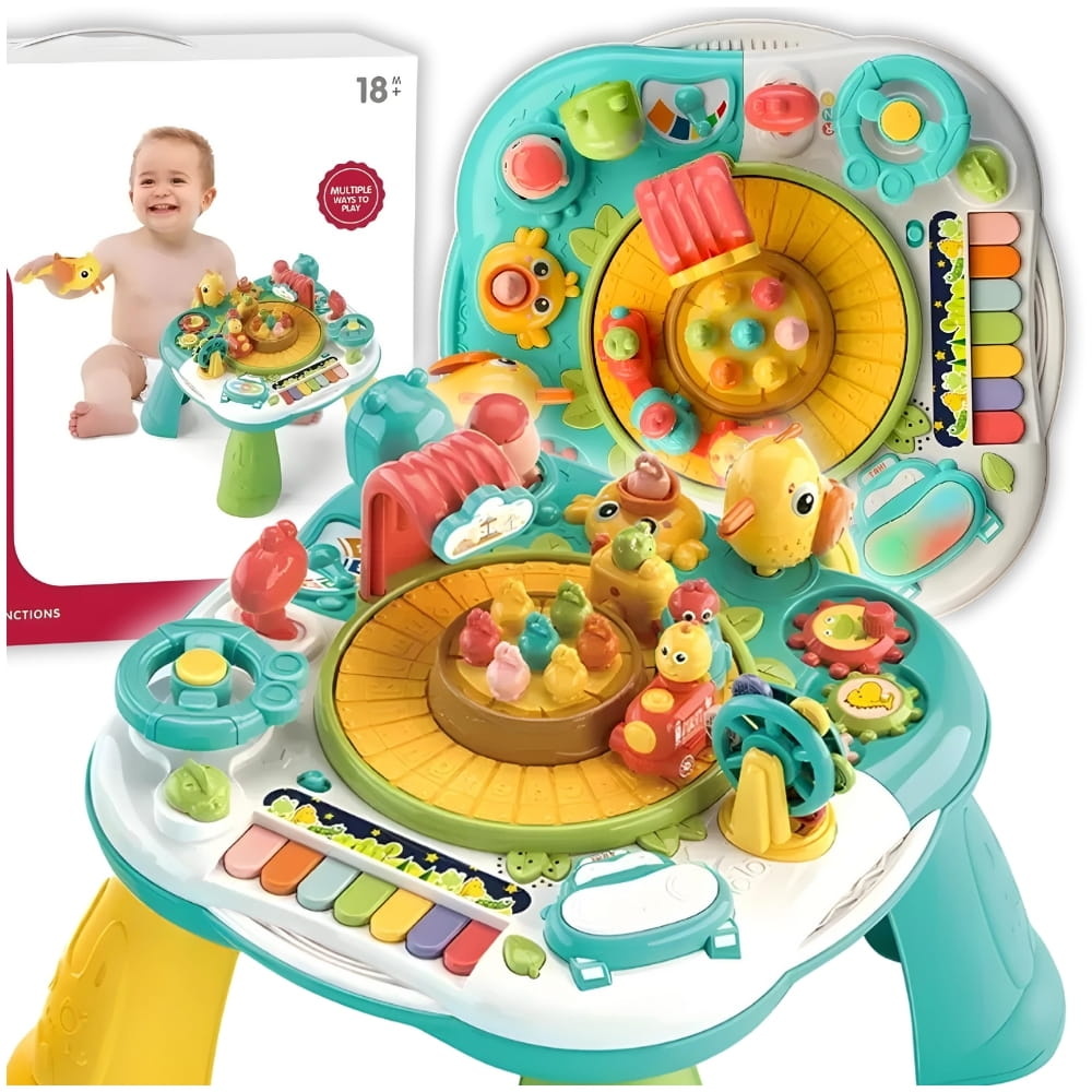 Activiteitentafel baby - Educatief - Trein - 60x40x50cm