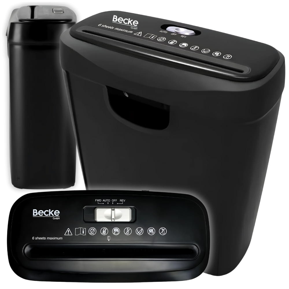 Automatische papierversnipperaar P2 - 10 liter - zwart