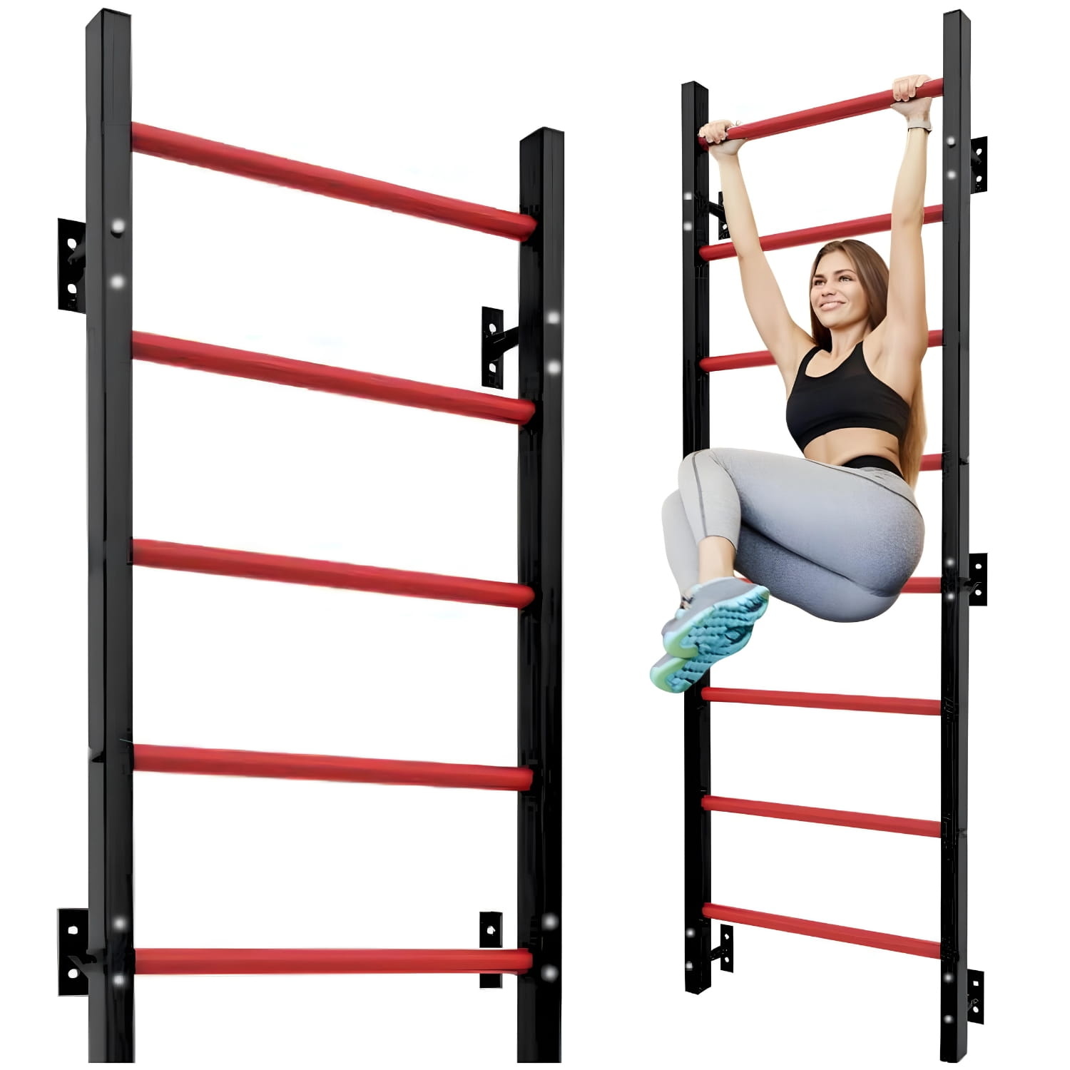 Wandrek gym - Metaal -  215 cm - 250 kg