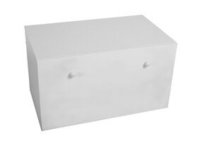 Speelgoedkist wit - opbergbox speelgoed - 71x42x42 cm - uitschuif lade