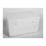 Speelgoedkist wit - opbergbox speelgoed - 71x42x42 cm - uitschuif lade