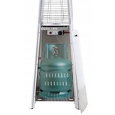 Terrasverwarmer gas roestvrijstaal - 227cm