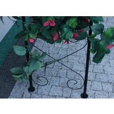 Rozenboog - zwart - metaal - 110x39x230cm