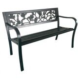 Tuinbank - 125x53x77 cm - zwart