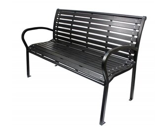 Tuinbank donkerbruin - 125x60x80cm