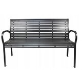 Tuinbank donkerbruin - 125x60x80cm