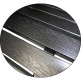 Tuinbank donkerbruin - 125x60x80cm