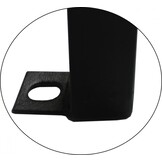 Tuinbank donkerbruin - 125x60x80cm