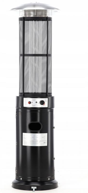 terraskachel - gepoedercoat - rond - gas - 180cm