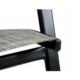 Tuinstoelen set grijs - 55x62x96cm