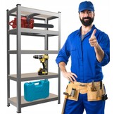 Metalen stellingkast - 220x90x40 cm - Draagvermogen: 175 kg