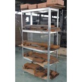 Metalen stellingkast - 220x90x40 cm - Draagvermogen: 175 kg