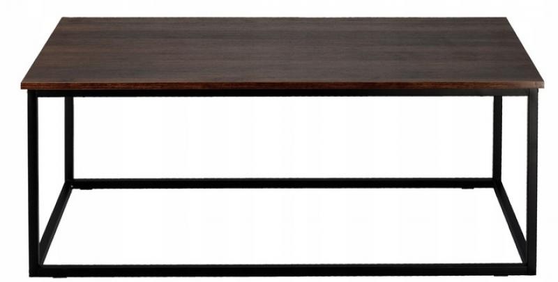 Salontafel - 110x55x43 cm - rechthoek - zwart