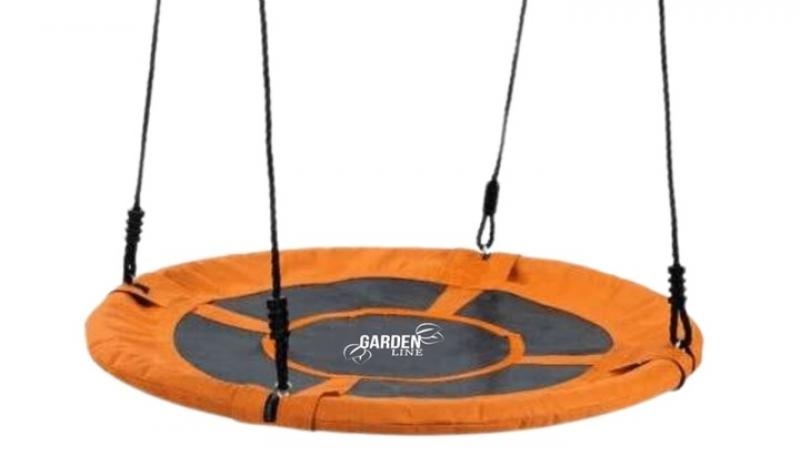 Nest schommel 100cm orange - diameter 100cm - ooievaarnest - oxford