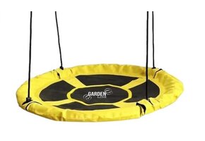 Nest schommel 100cm geel - oxford - 150 kg