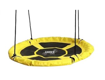 Nest schommel 100cm geel - oxford - 150 kg