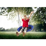 Nest schommel 100cm geel - oxford - 150 kg