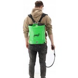 Rugspuit met accu 10 liter - Zwart - Kunststof - 40x20x50cm