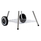 Kogelbarbecue met deksel - Houtskool - Bolvormig - Wielen - 46x44x71cm